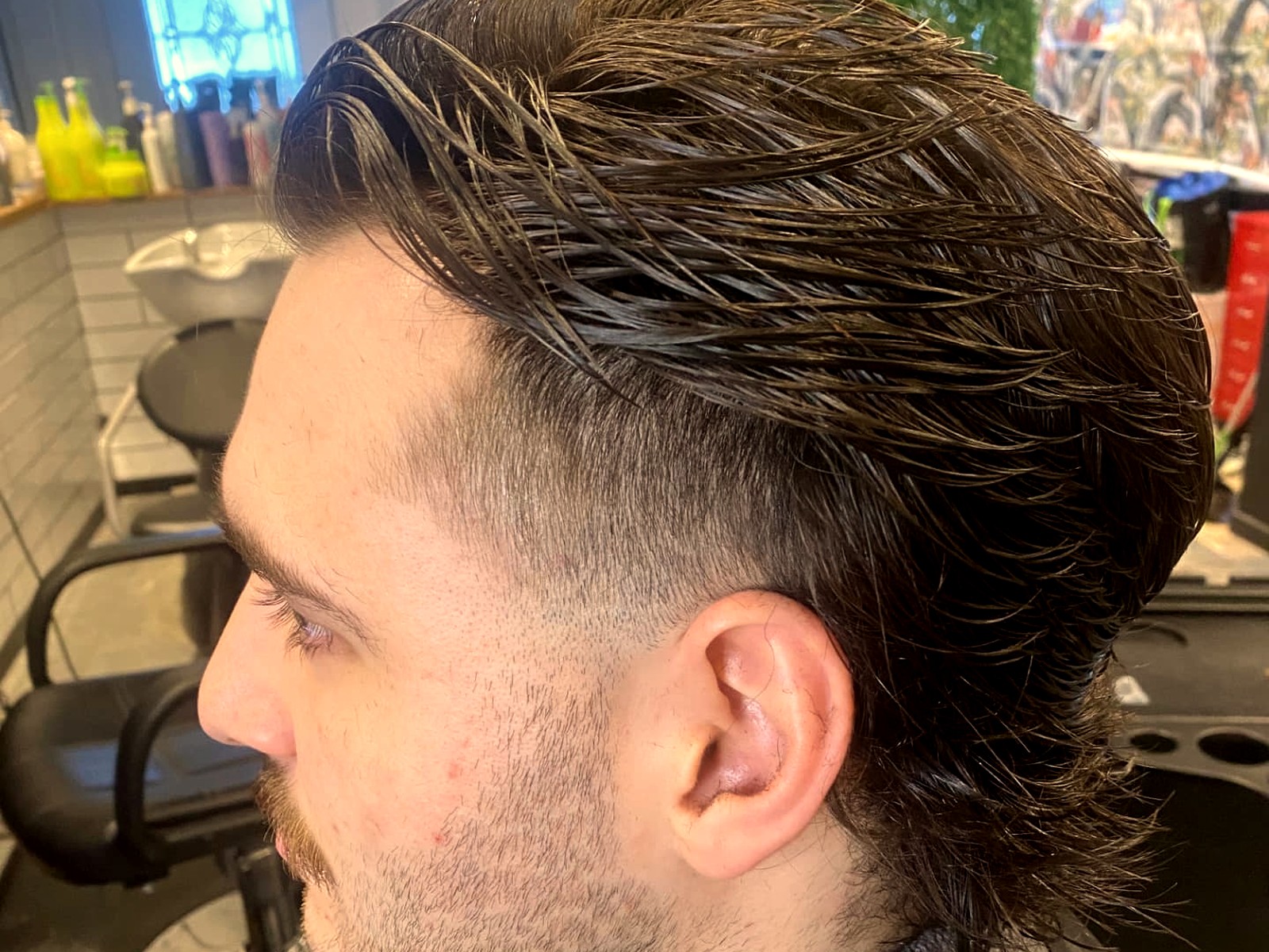Intérieur du salon et coupes réalisées au Barbier du Village — 5